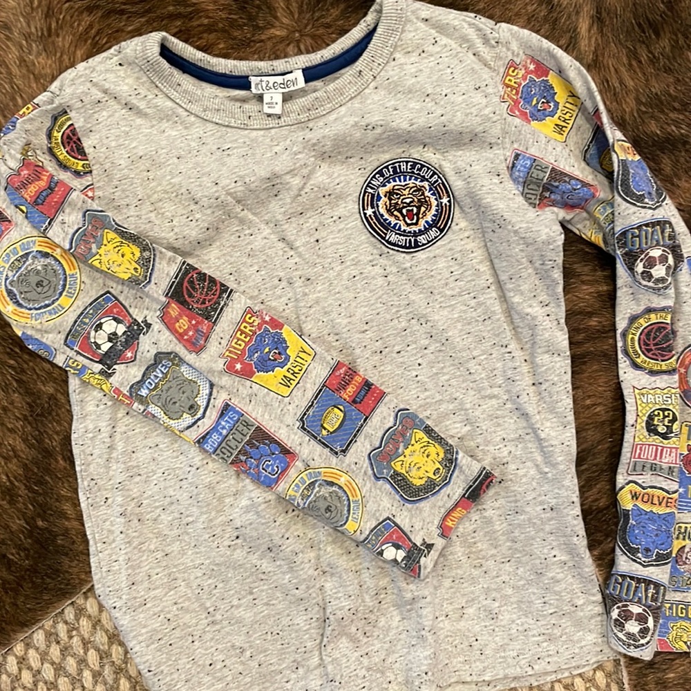 EUC boys LS shirt by Art & Eden